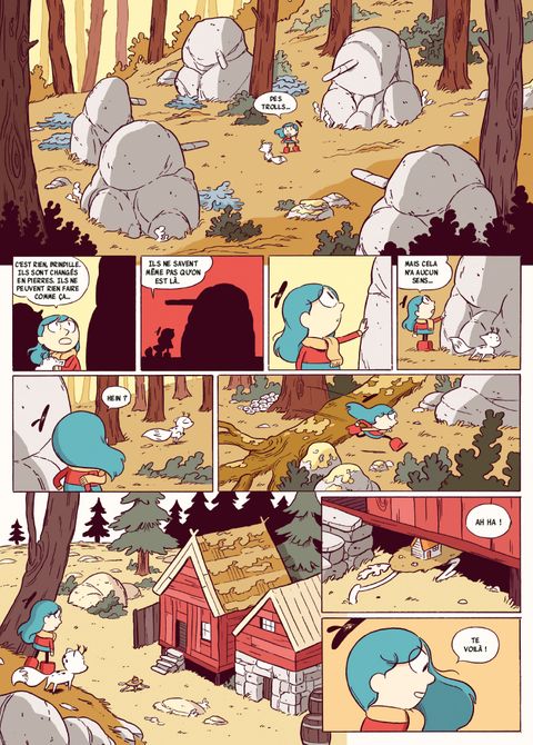 Aperçu de l'album Hilda tome 5 - Et la Forêt de Pierres 1/2