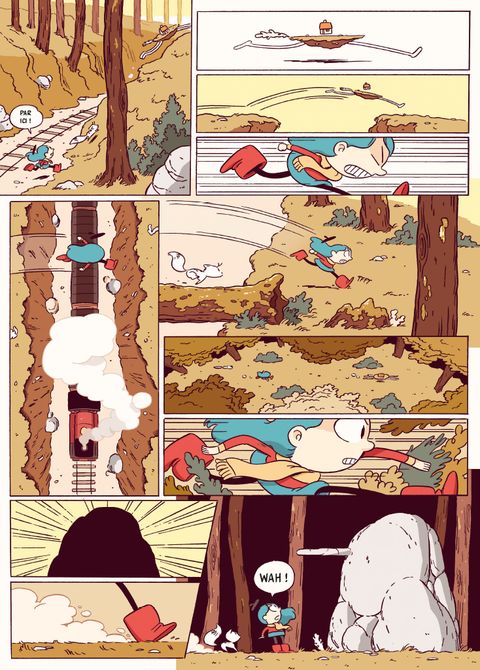 Aperçu de l'album Hilda tome 5 - Et la Forêt de Pierres 1/2