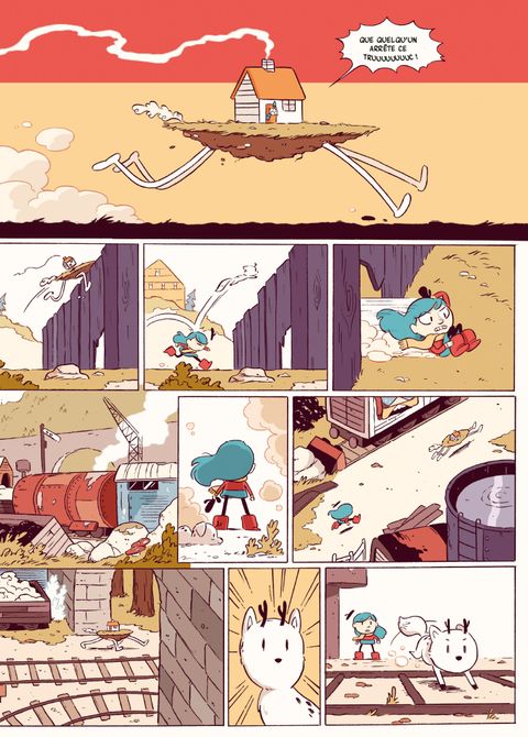 Aperçu de l'album Hilda tome 5 - Et la Forêt de Pierres 1/2