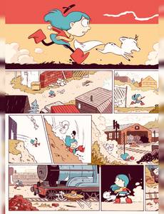 Aperçu 7 de l'album Hilda tome 5 - Et la Forêt de Pierres 1/2