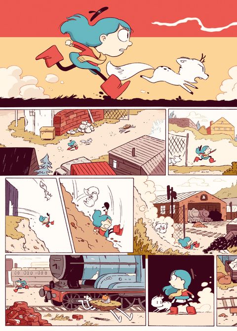 Aperçu de l'album Hilda tome 5 - Et la Forêt de Pierres 1/2