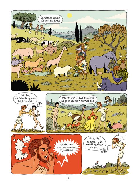 Aperçu de l'album La Mythologie en Bd tome 11 - Prométhée 