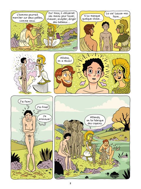 Aperçu de l'album La Mythologie en Bd tome 11 - Prométhée 