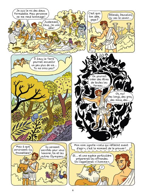 Aperçu de l'album La Mythologie en Bd tome 11 - Prométhée 