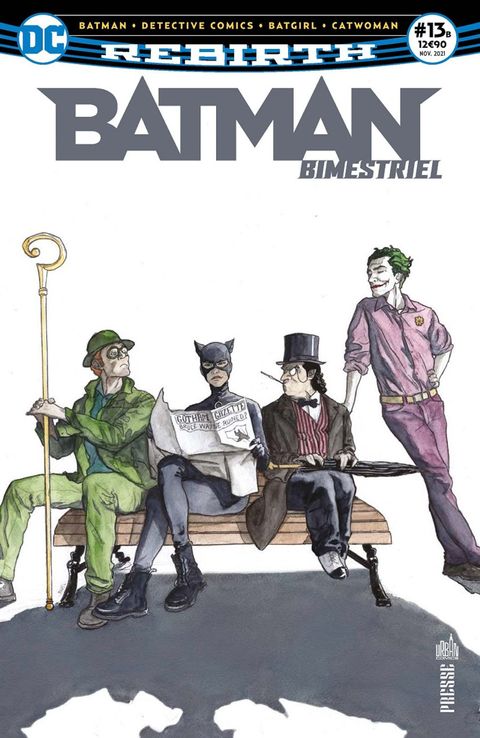 Couverture de l'album Batman Rebirth (Bimestriel) 13 - Francesco Mattina