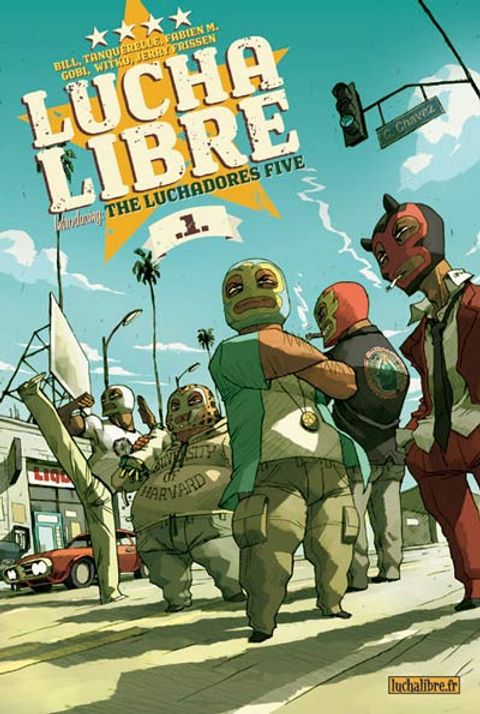 Couverture de l'album Introducing The Luchadores Five