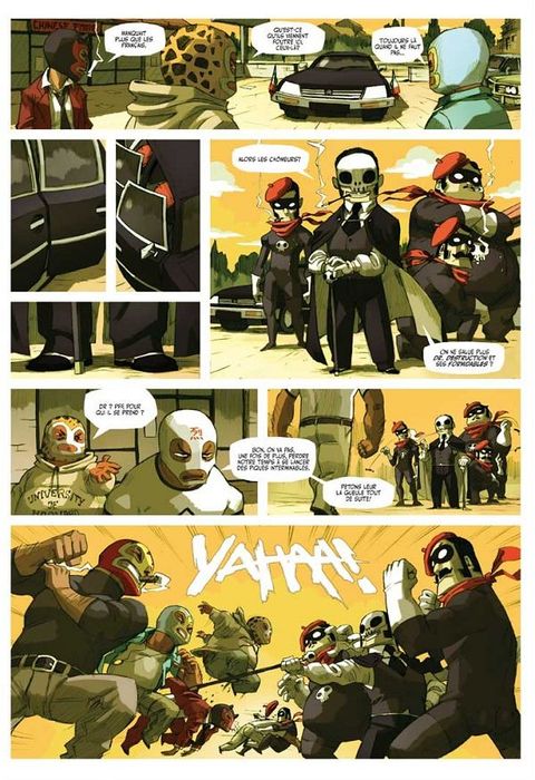 Aperçu de l'album Lucha Libre tome 1 - Introducing The Luchadores Five