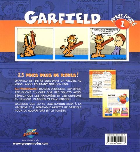 Aperçu de l'album Garfield Poids Lourd tome 1