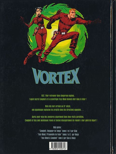Aperçu de l'album Vortex tome 3 - Tess Wood & Campbell 3