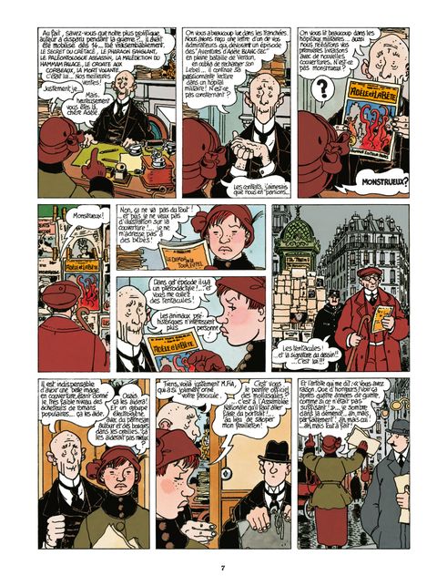 Aperçu de l'album Adèle Blanc-Sec tome 7 - Tous des Monstres !