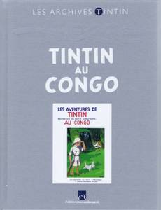 Couverture de l'album Tintin au Congo (N&B)