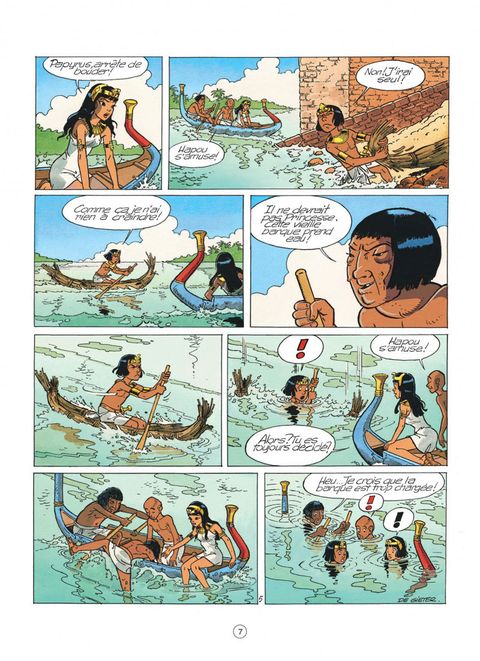 Aperçu de l'album Papyrus tome 27 - La fureur des dieux