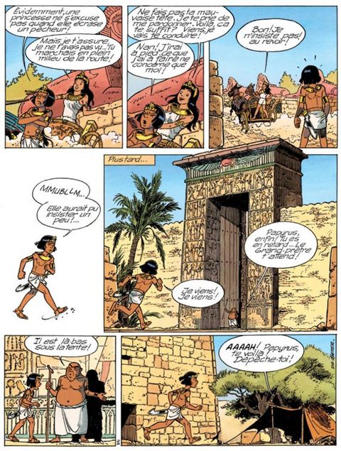Aperçu de l'album Papyrus tome 27 - La fureur des dieux