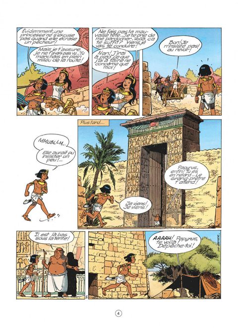 Aperçu de l'album Papyrus tome 27 - La fureur des dieux