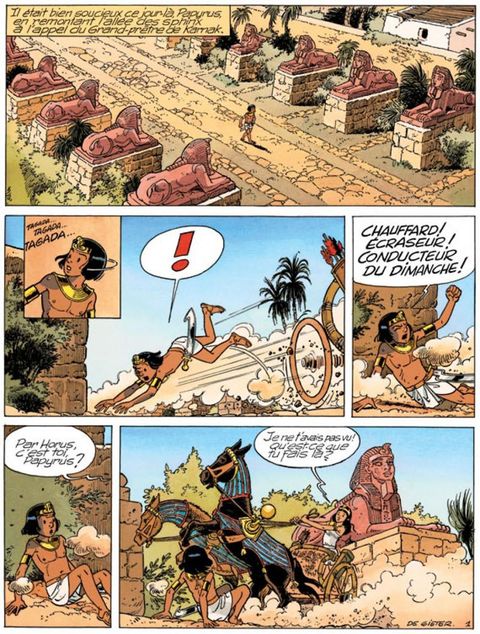 Aperçu de l'album Papyrus tome 27 - La fureur des dieux