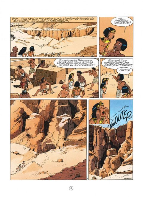 Aperçu de l'album Papyrus tome 27 - La fureur des dieux