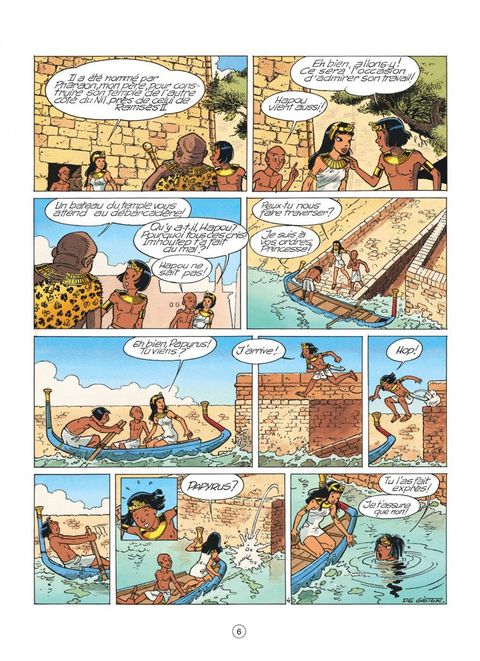 Aperçu de l'album Papyrus tome 27 - La fureur des dieux