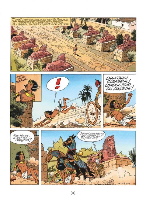 Aperçu de l'album Papyrus tome 27 - La fureur des dieux