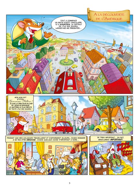 Aperçu de l'album Geronimo Stilton tome 1 - La Découverte de l'Amérique