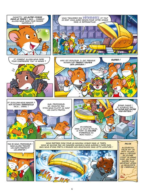 Aperçu de l'album Geronimo Stilton tome 1 - La Découverte de l'Amérique