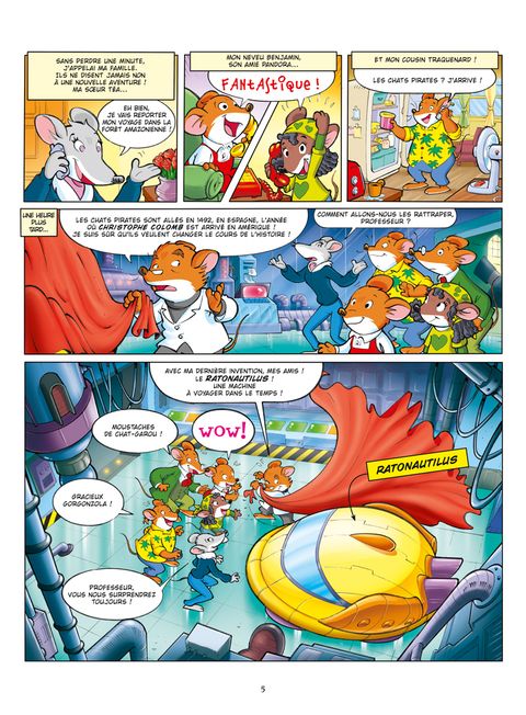 Aperçu de l'album Geronimo Stilton tome 1 - La Découverte de l'Amérique