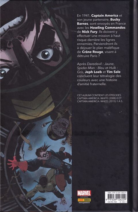 Aperçu de l'album Captain America : Blanc