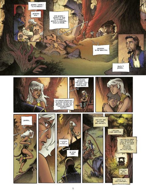 Aperçu de l'album Trois Peuples tome 1 - L'Héritage du Feu