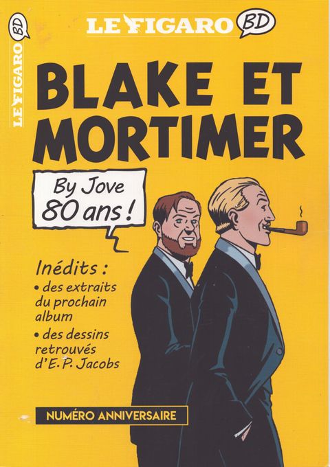 Couverture de l'album Blake et Mortimer ont 80 ans, bon anniversaire !