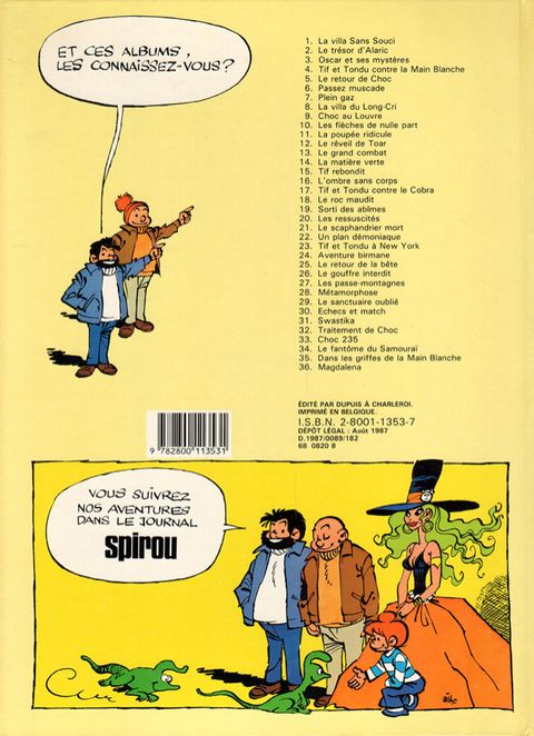Aperçu de l'album Tif et Tondu tome 11 - La poupée ridicule