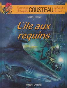 Couverture du premier album de la série Les aventures de l'équipe COUSTEAU en bande dessinée