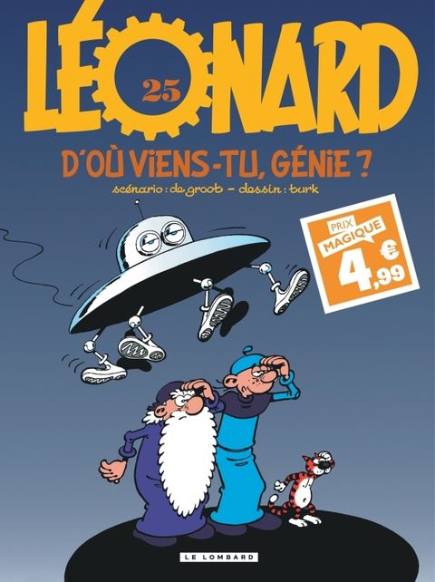 Couverture de l'album Léonard - Tome 25 - D'où viens-tu, génie ? / Edition spéciale (Indispensables 2024)