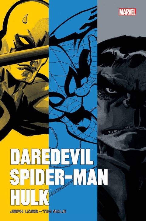 Couverture de l'album Daredevil / Spider-Man / Hulk par Loeb et Sale