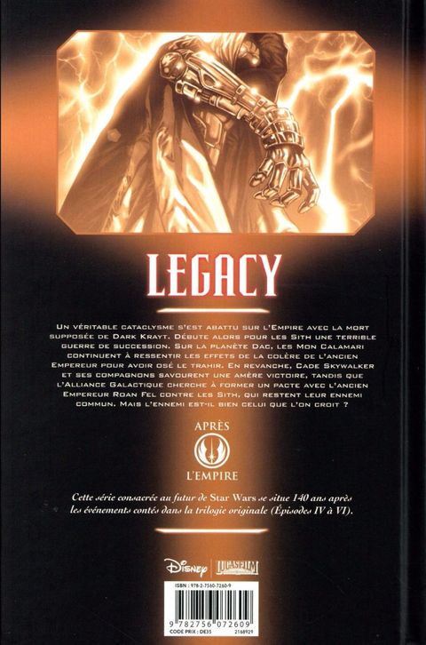 Aperçu de l'album Star Wars - Legacy tome 6 - Renégat