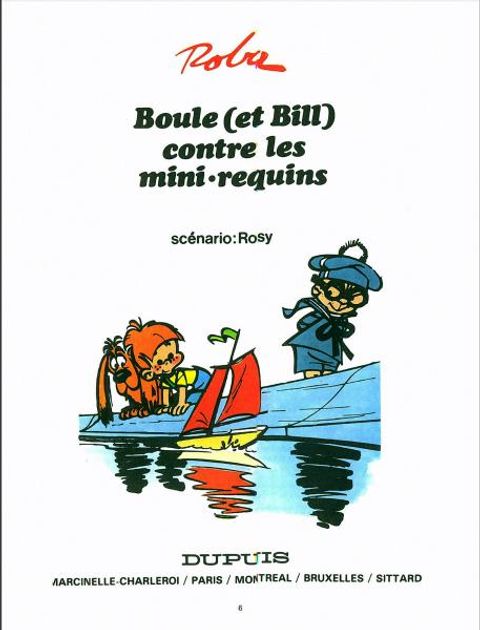 Couverture de l'album Boule et Bill Contre les Mini-Requins