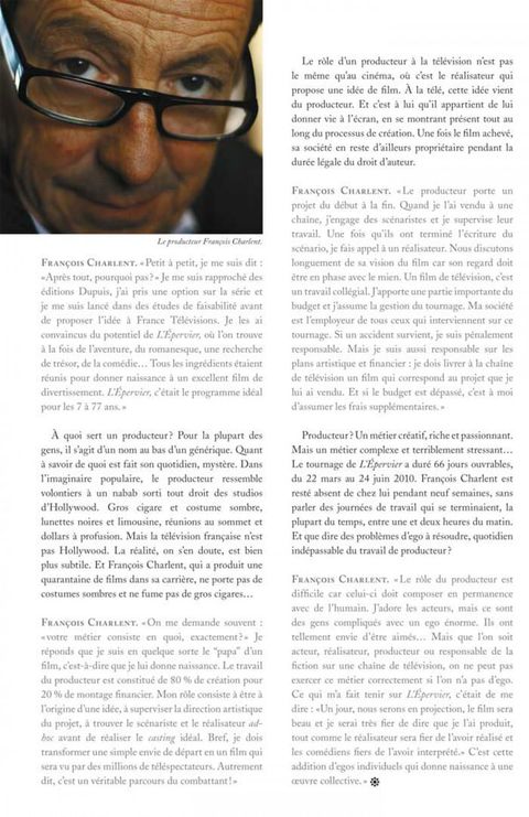 Aperçu de l'album L'Epervier (Hors Série) tome 1 - Secrets de Tournage Tome 1