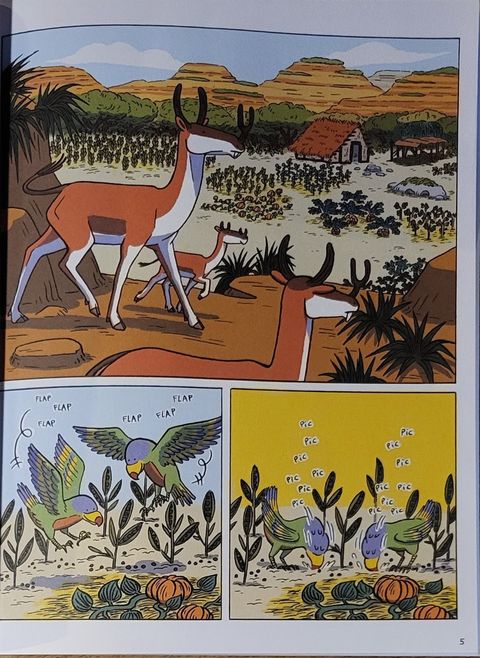 Aperçu de l'album Élya et sa tribu  tome 2 - L'attaque du mégalodon