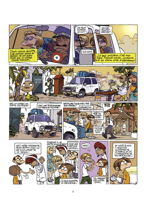 Aperçu de l'album Zap Collège tome 3 - Kalibar Blues