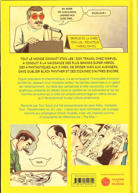 Aperçu de l'album Je suis Stan Lee par Tom Scioli
