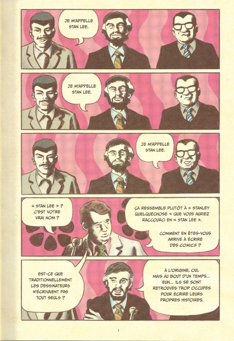 Aperçu de l'album Je suis Stan Lee par Tom Scioli