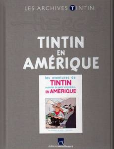Couverture de l'album Tintin en Amérique (N&B)