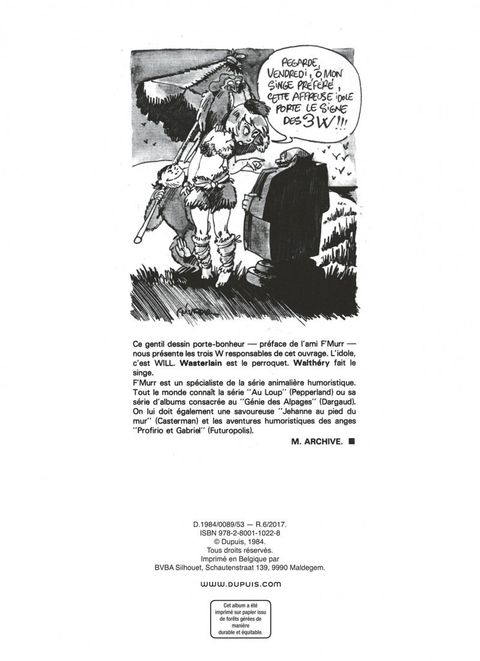 Aperçu de l'album Natacha tome 10 - L'île d'outre-monde