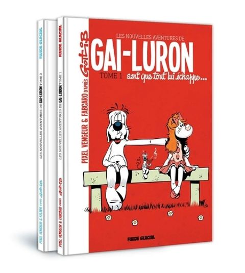 Couverture de l'album Les nouvelles aventures de Gai-Luron - Pack tomes 01 et 02