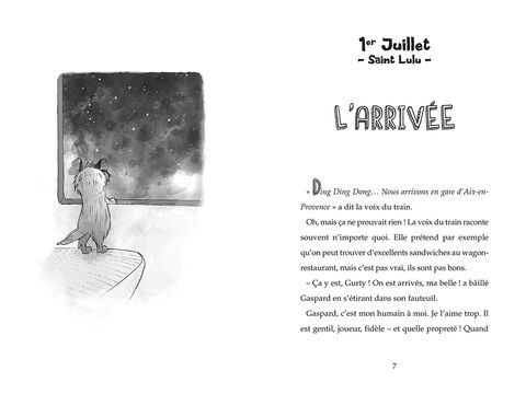 Aperçu de l'album Le journal de Gurty tome 1 - Le Journal de Gurty : Vacances en Provence