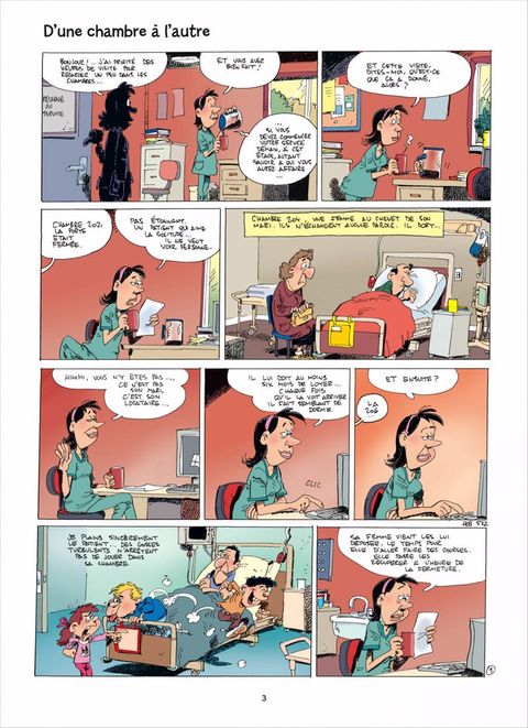 Aperçu de l'album Les femmes en blanc tome 35 - Des lits de fuite