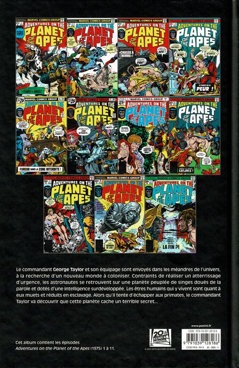 Aperçu de l'album La Planète des Singes : La série originale Marvel