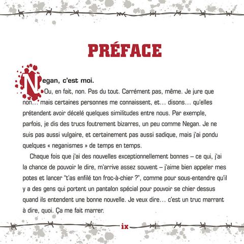 Aperçu de l'album Walking Dead tome 6 - Negan dans le texte