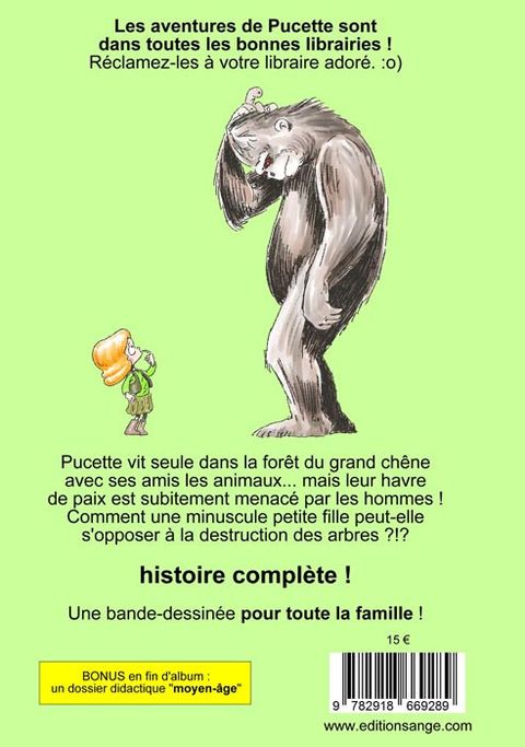 Aperçu de l'album Pucette tome 1 - Menace sur la forêt du grand chêne