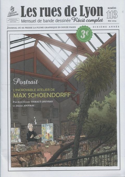 Couverture de l'album L’incroyable atelier de Max Schoendorff