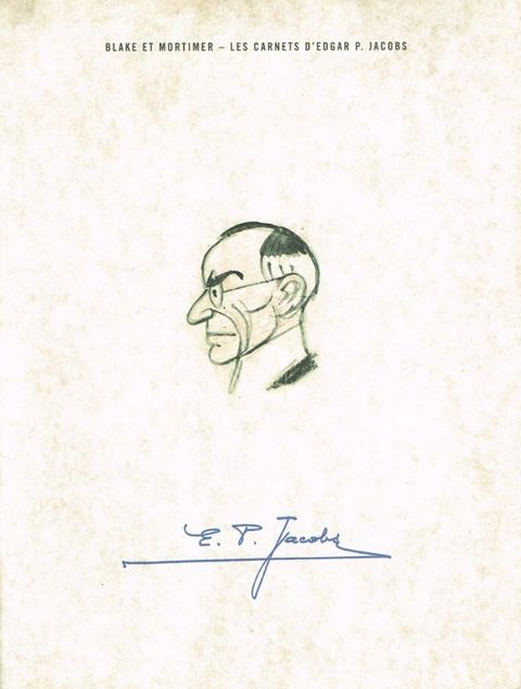 Couverture de l'album Les Carnets d'Edgar P. Jacobs