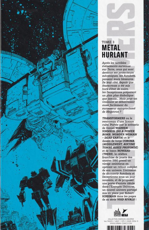Aperçu de l'album Transformers tome 3 - Métal hurlant